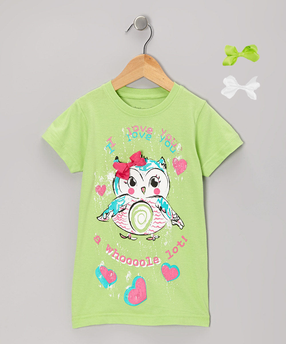 Mi Amore Gigi Owl Interchangeable Bow Top