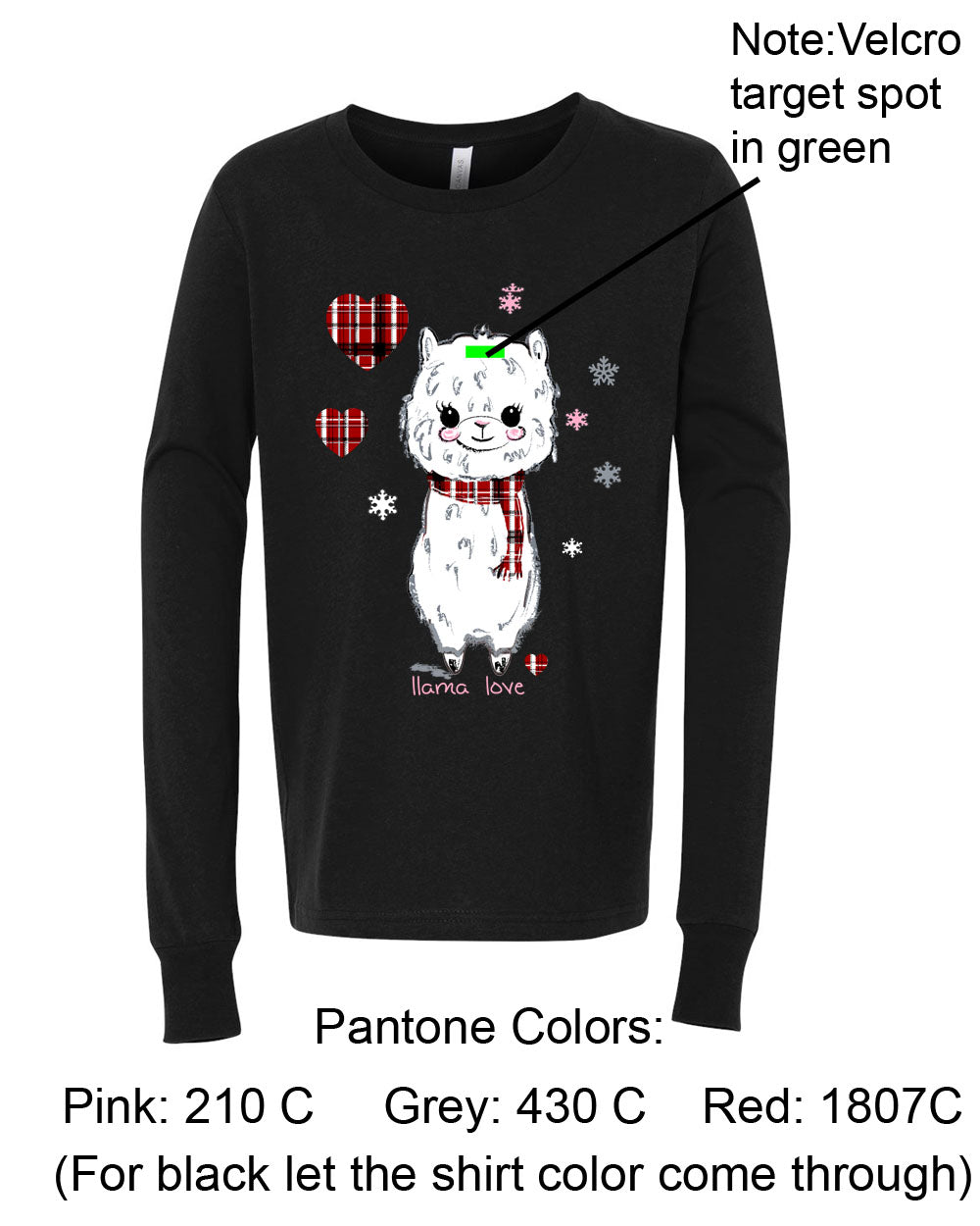 Mi Amore Gigi Interchangeable Llama Bow Pajama Set