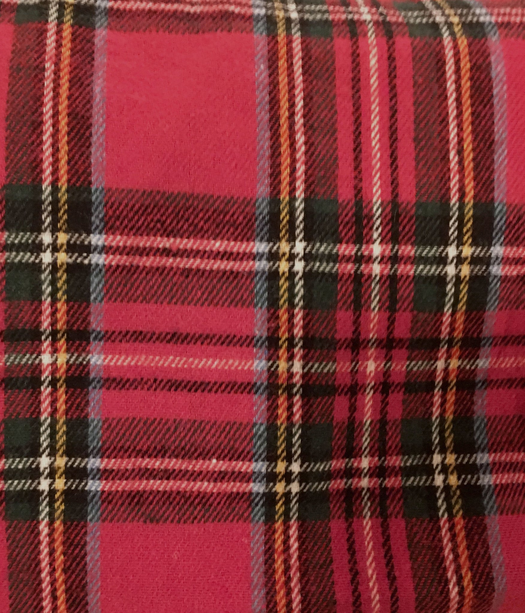 Mi Amore Gigi Red Plaid Satin Bow Holiday Dress